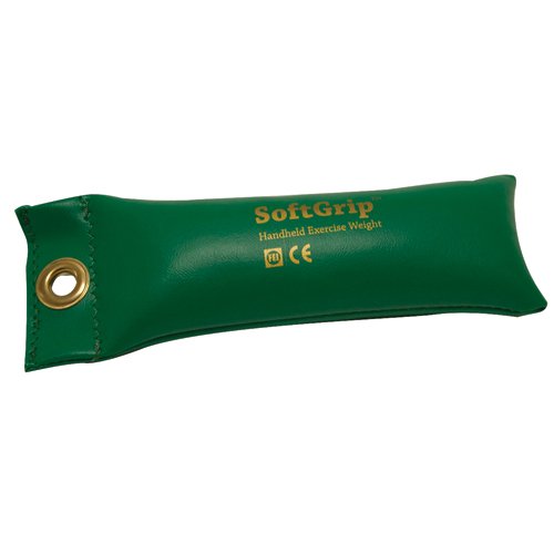 SoftGrip Hand Weight 2 lb Green - Best Medical Supplies Online