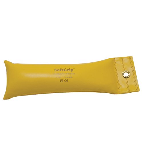 SoftGrip Hand Weight 7 lb Yellow - Best Medical Supplies Online