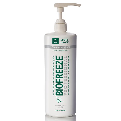 Biofreeze - 32oz Gel Pump Dye-Free Prof Version - Best Medical Supplies Online