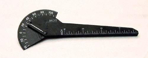 Digit Plastic Goniometer 180o - Best Medical Supplies Online