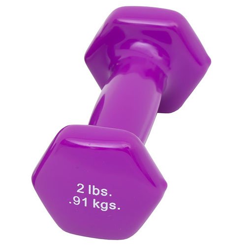 Dumbell Weight Color Vinyl Coated 2 Lb - Best Medical Supplies Online