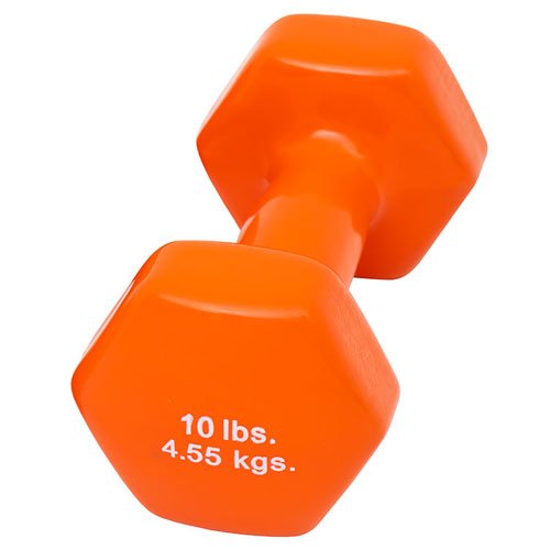 Dumbell Weight Color Vinyl Coated 10 Lb - Best Medical Supplies Online