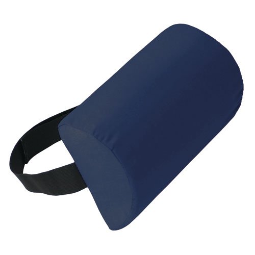 Lumbar Roll Half w/ Strap 7 x 11 Navy - Best Medical Supplies Online