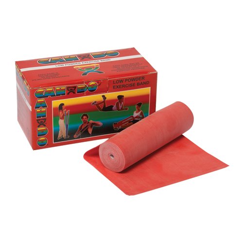 Cando Exercise Band Red Light 6-Yard Roll - Best Medical Supplies Online