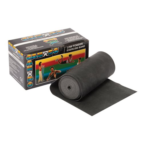 Cando Exercise Band Black X-Heavy 6-Yard Roll - Best Medical Supplies Online