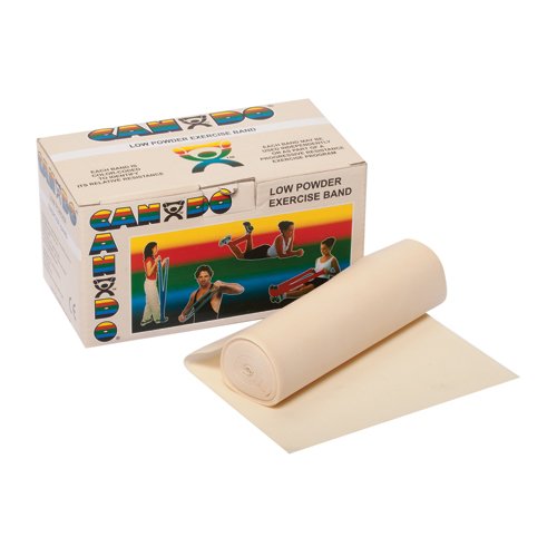 Cando Exercise Band Tan XX-Light 6-Yard Roll - Best Medical Supplies Online