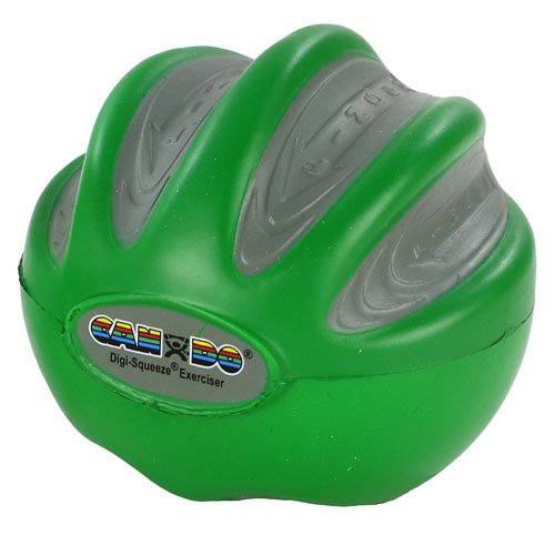 Hand Exerciser Medium Moderate Green CanDo Digi-Squeeze - Best Medical Supplies Online