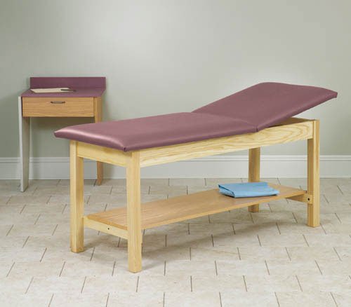 H-Brace Treatment Table Rising Top w/Shelf 27x72x31 - Best Medical Supplies Online