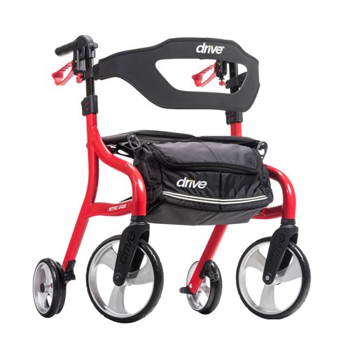 Nitro Sprint Rollator Red - Best Medical Supplies Online