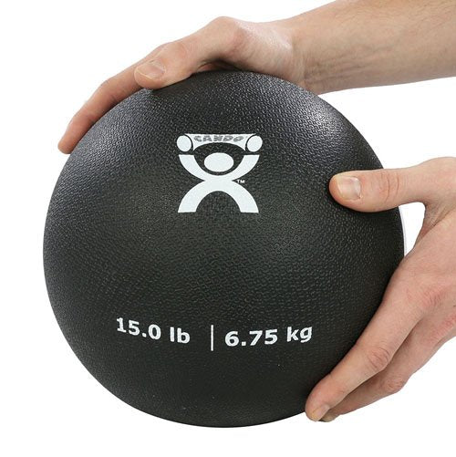 Plyometric Rebounder Ball 15 lb. Black 9 Diameter - Best Medical Supplies Online