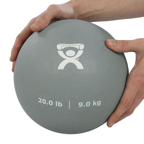 Plyometric Rebounder Ball 20 lb. Silver 9 Diameter - Best Medical Supplies Online