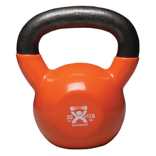 Kettlebell Vinyl Coated Weight Gold 30lb 11 Diameter - Best Medical Supplies Online