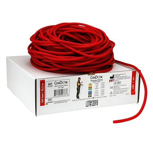 Cando Exercise Tubing Red- Light - 100 ft roll - Best Medical Supplies Online