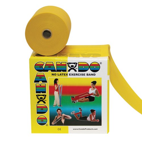 Cando Band Non-Latex Yellow X-Light 50 Yard - Best Medical Supplies Online