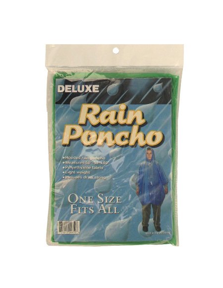 Hooded Rain Poncho - Best Medical Supplies Online