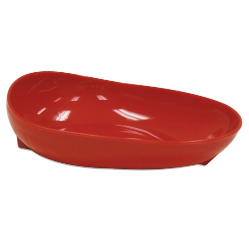 Scooper Dish Redware w/Non-Skid Base - Best Medical Supplies Online