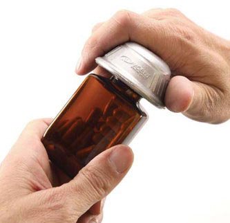 Dycem Pill Bottle Opener Silver - Best Medical Supplies Online