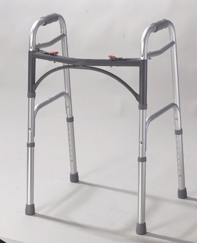 Easy-Release 2 Button Folding Walker Adult - Best Medical Supplies Online