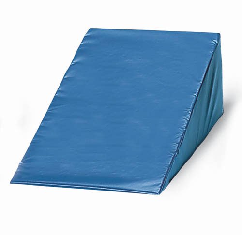 Vinyl Covered Foam Wedge 10 h x 24 w x 28 l Navy - Best Medical Supplies Online