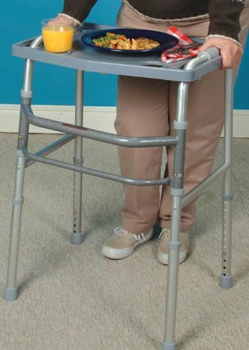 Universal Walker Tray Gray - Best Medical Supplies Online