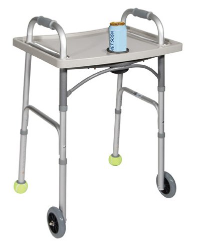 Universal Walker Tray with Cup Holder Grey Drive - Best Medical Supplies Online