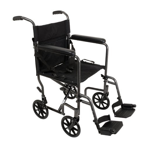 Wheelchair Transport Steel 19 Seat Width - Best Medical Supplies Online