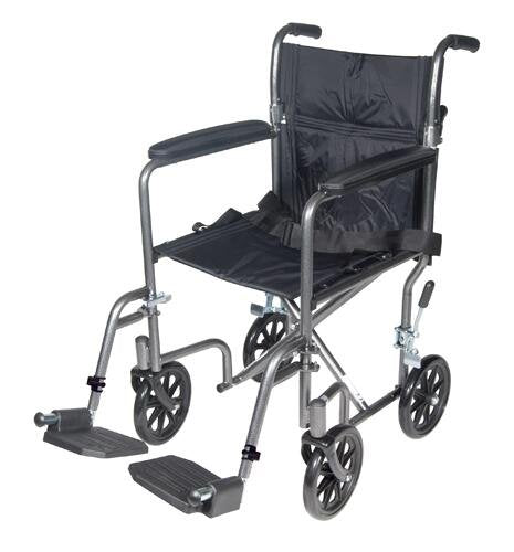 Wheelchair Transport 17 Silver Vein Finish