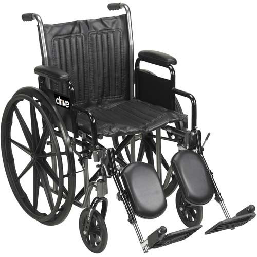 Wheelchair Econ Rem Full Arms 20 w/ Swing-Away Footrests - Best Medical Supplies Online