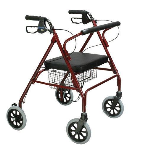 Rollator Oversize With Loop Bk Blue Bariatric Steel/10215BL-1 - Best Medical Supplies Online