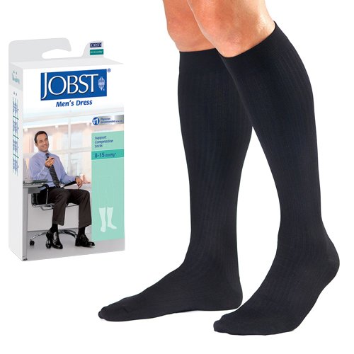 Jobst Men's Dress Socks 8-15 Navy Small - Best Medical Supplies Online