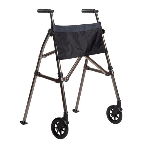 EZ Fold-N-Go Walker Black Walnut - Best Medical Supplies Online