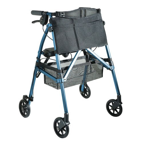 EZ Fold-N-Go Rollator - Cobalt Blue (each) - Best Medical Supplies Online