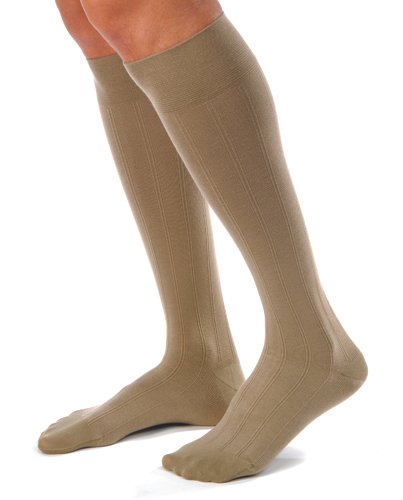 Jobst for Men Casual Medical Legwear 15-20mmHg Small Khaki - Best Medical Supplies Online