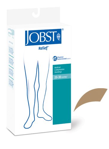 Jobst Relief 20-30 Thigh-Hi OT Small Beige - Best Medical Supplies Online