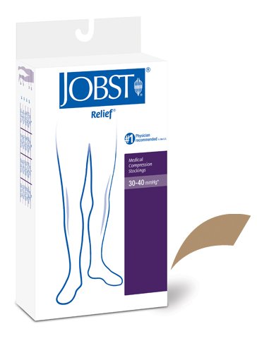 Jobst Relief 30-40 Thigh-Hi OT Beige Small - Best Medical Supplies Online