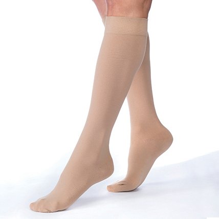 Jobst Relief 15-20 Knee-Hi Beige Large Full Calf C/T - Best Medical Supplies Online