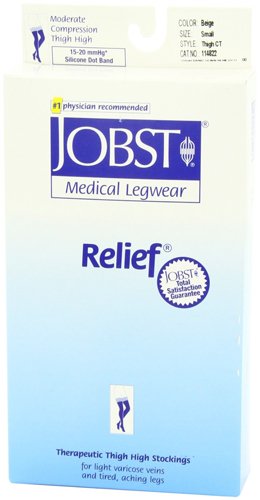 Jobst Relief Thigh-Hi Small 15-20mmHg C/T Beige - Best Medical Supplies Online