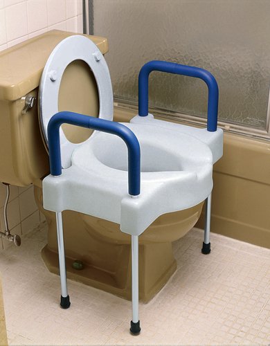 Tall-Ette Elevated Toilet X-W w/Legs 600 Wt. Cap. Steel - Best Medical Supplies Online