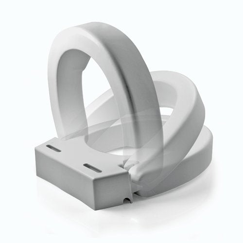 Raised Toilet Seat Elongated Hinged - Best Medical Supplies Online