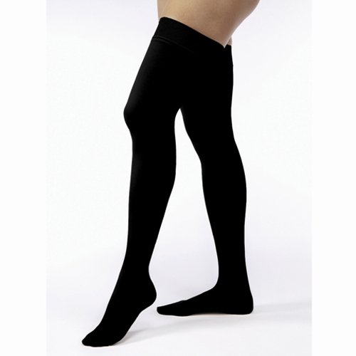 Jobst Opaque 30-40 Thigh-Hi Black Small - Best Medical Supplies Online