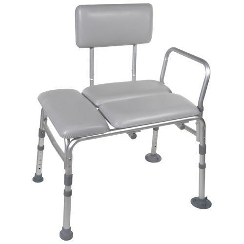 Transfer Bench Padded KD Gray - Best Medical Supplies Online