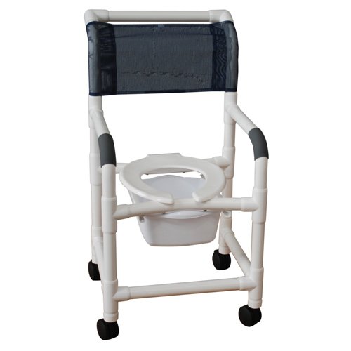 Shower Chair With Square Pail PVC - Best Medical Supplies Online