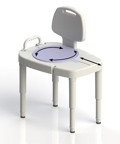 Transfer Bench 30 w x 20.5 d Sliding-Rotating - Best Medical Supplies Online