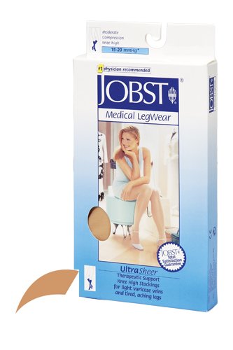 Jobst UltraSheer 15-20 mmHg CT K/H Medium Sun Bronze - Best Medical Supplies Online