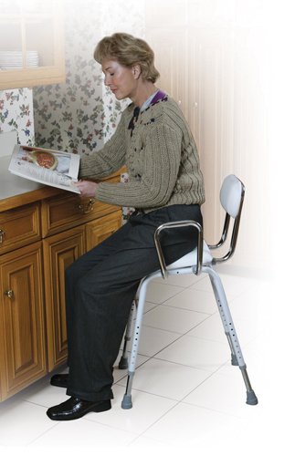 Kitchen (All-Purpose) Stool w/Adjustable Arms - Best Medical Supplies Online