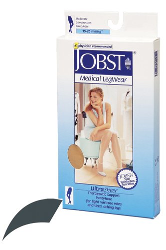 Jobst Ultrasheer 15-20mmHG Pantyhose Antracite Large - Best Medical Supplies Online