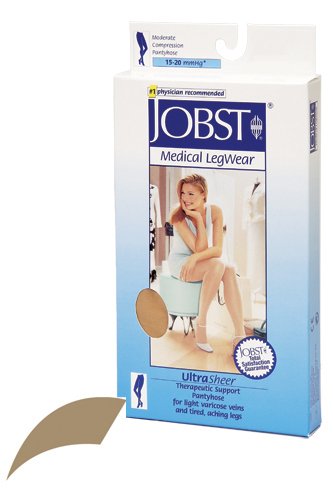 Jobst Ultrasheer 15-20mmHG Pantyhose Honey Large - Best Medical Supplies Online