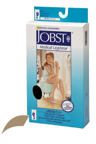 Jobst Ultrasheer 20-30mmHG Thigh Hi Small (pr) Honey - Best Medical Supplies Online