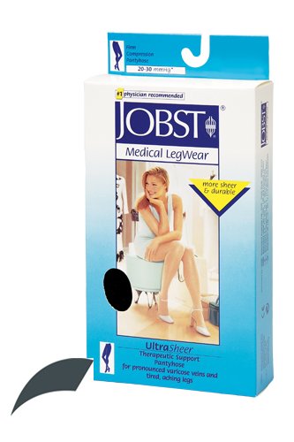 Jobst Ultrasheer 20-30mmHG Pantyhose Antracite Small - Best Medical Supplies Online