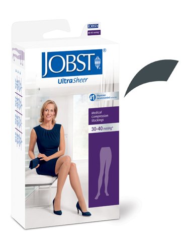 Jobst Ultrasheer 30-40mmHG Pantyhose Antracite Small - Best Medical Supplies Online